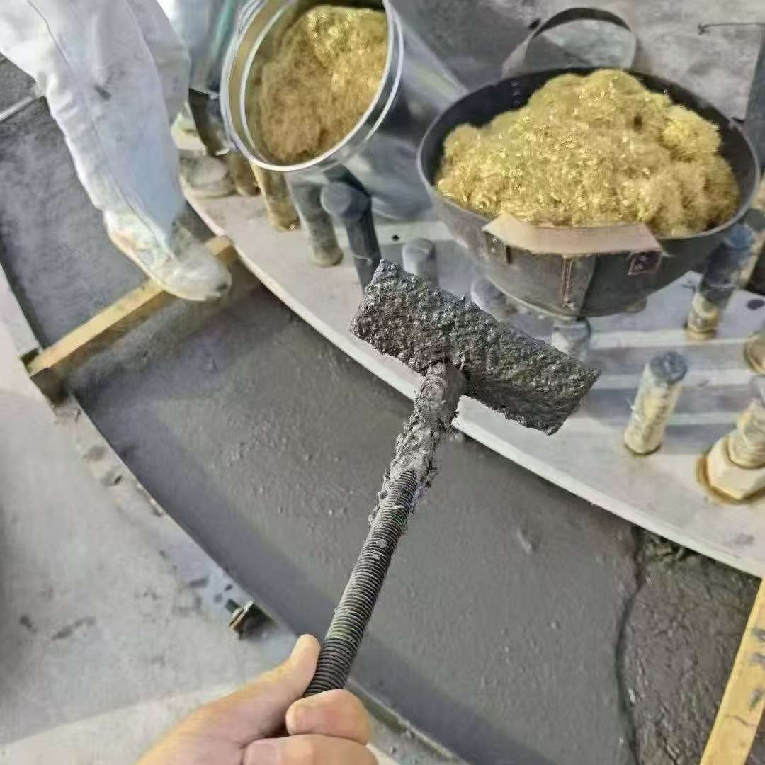 灵山C120钢纤维高强无收灌浆料 轧机压缩机汽轮机发电机锻压设备底座灌浆材料